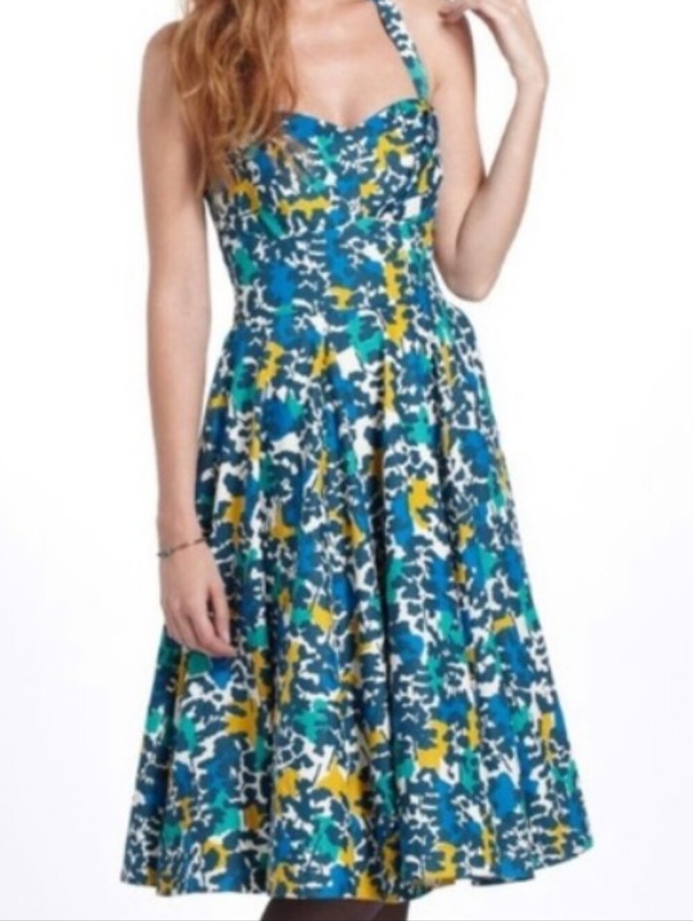 Girls from Savoy Anthropologie Dress Floral 6